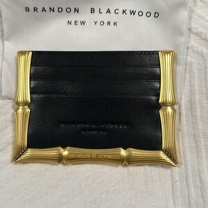NWT Brandon Blackwood Bamboo Cardholder
